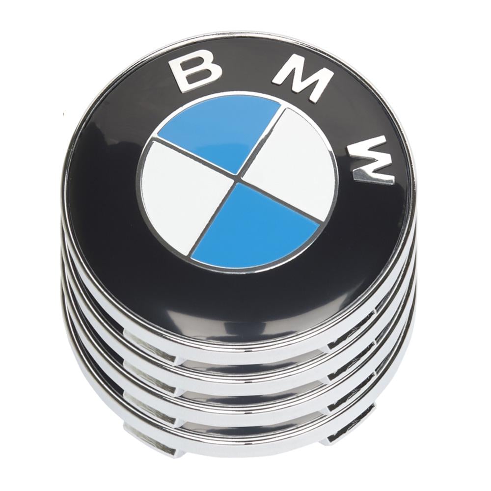 Заглушки литых дисков для BMW E30/E32/E34/E36/E38/E39/E46/E60/E65/E66/E90/E91/E92/E93/X5 X6 60 мм Синий Комплект 4 шт.
