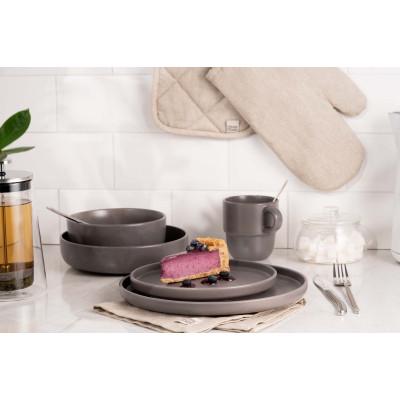 Тарелка Ardesto Trento Soup 21,5 см Grey (AR2921TG) - фото 2