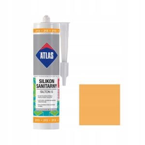 Герметик силиконовый санитарный ATLAS SILTON S 0213 280 мл Мандариновый