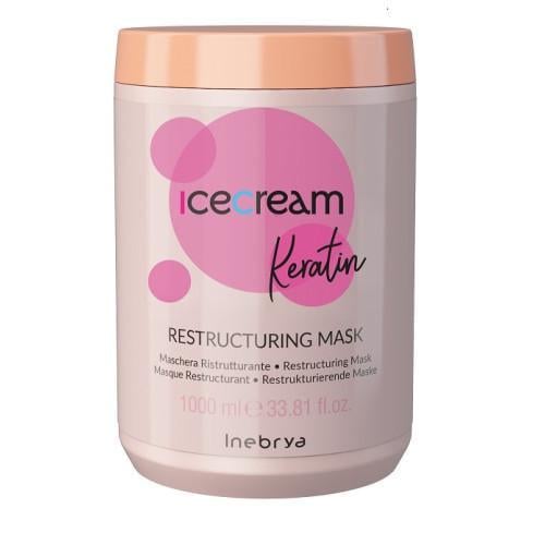 Маска восстанавливающая с кератином INEBRYA Keratin Restructuring Mask 1000 мл (2523407387)