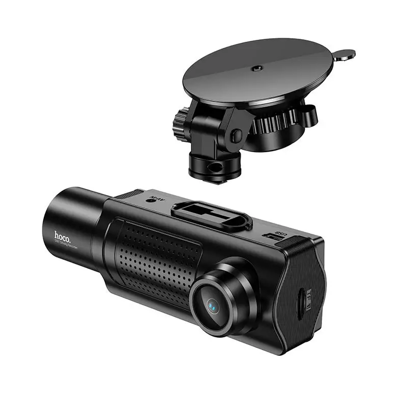 Автомобильный видеорегистратор Hoco DI61 145° с передней/салонной/задней камерой Black (30167348) - фото 2 Автомобильный видеорегистратор Hoco DI61 145° с передней/салонной/задней камерой Black (30167348) - фото 2