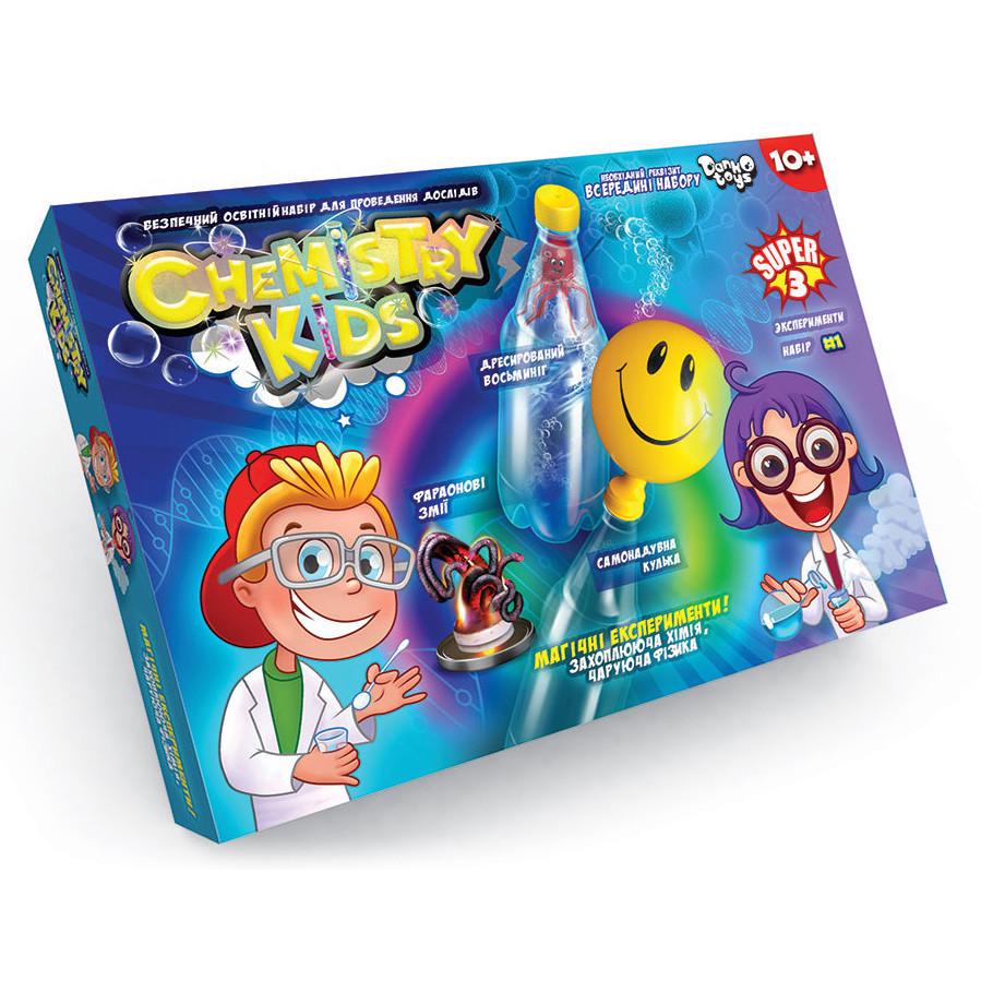 Набор для опыта Danko Toys CHEMISTRY KIDS от 10 лет (ID-175-E-19)