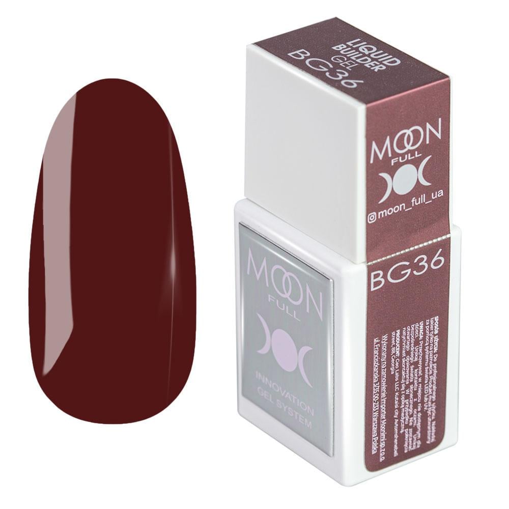 Гель для наращивания моделирующий Moon Full Liquid Builder Gel №BG36 15 мл