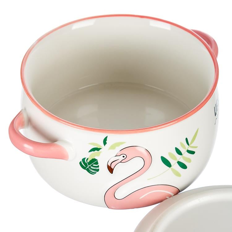 Тарелка суповая Elisey Фламинго 700 мл (192JH) - фото 4 Тарелка суповая Elisey Фламинго 700 мл (192JH) - фото 4