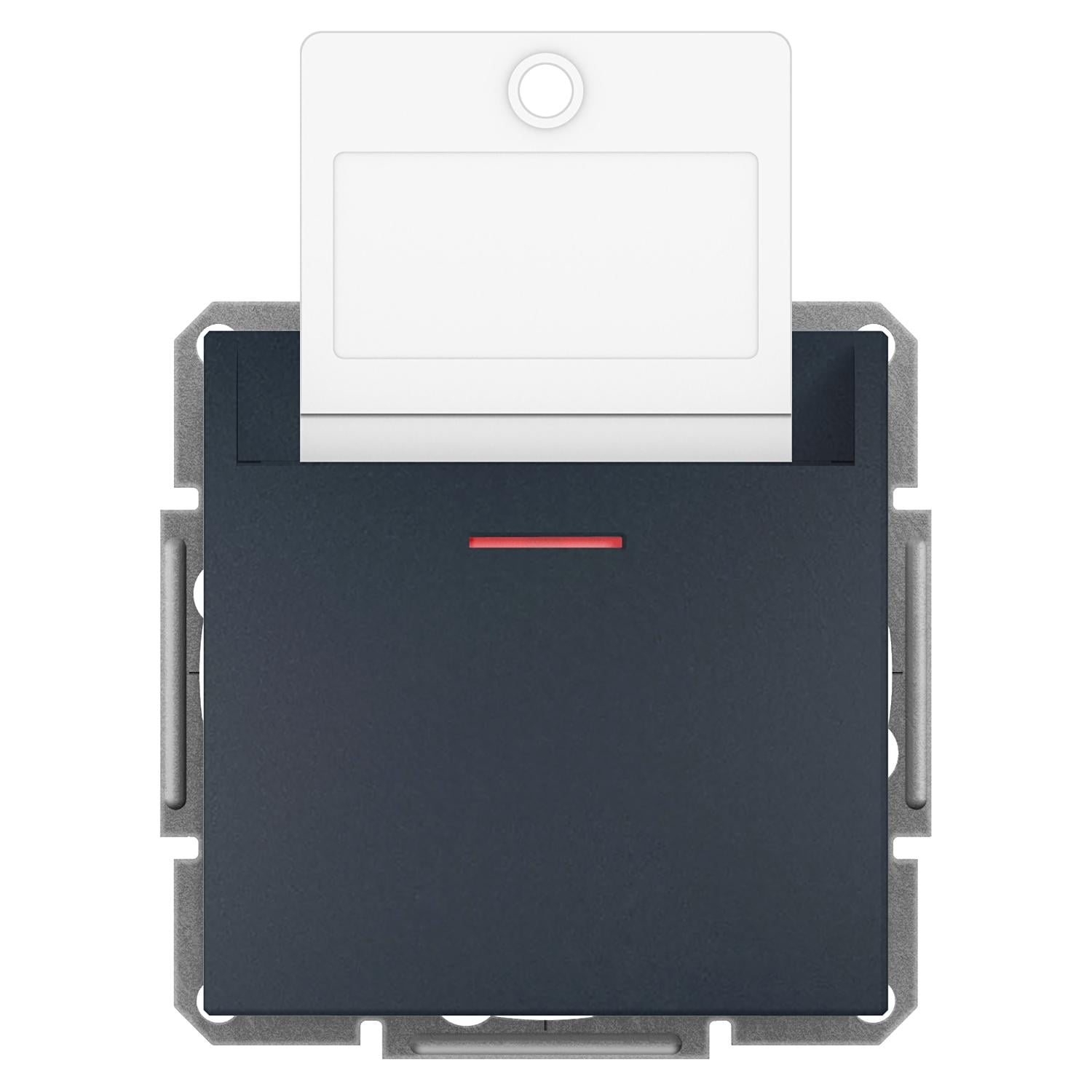 Вимикач картковий Schneider Electric Asfora механічний Антрацитовий (EPH6200171)