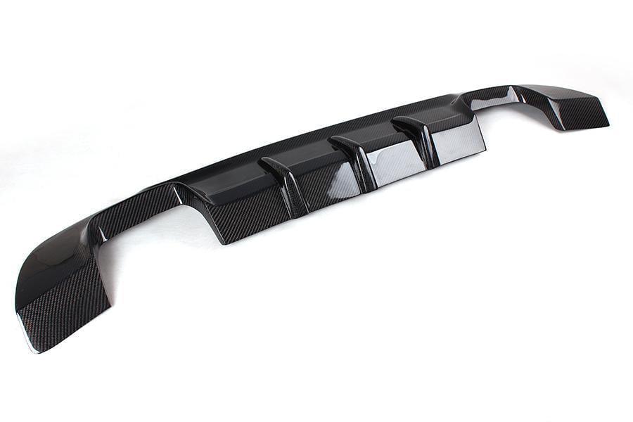 Диффузор заднего бампера DDCarbon V1 E92/E93 M Sport для BMW 3 серия E-90/91/92/93 2005-2011 гг. натуральный карбон (136911)