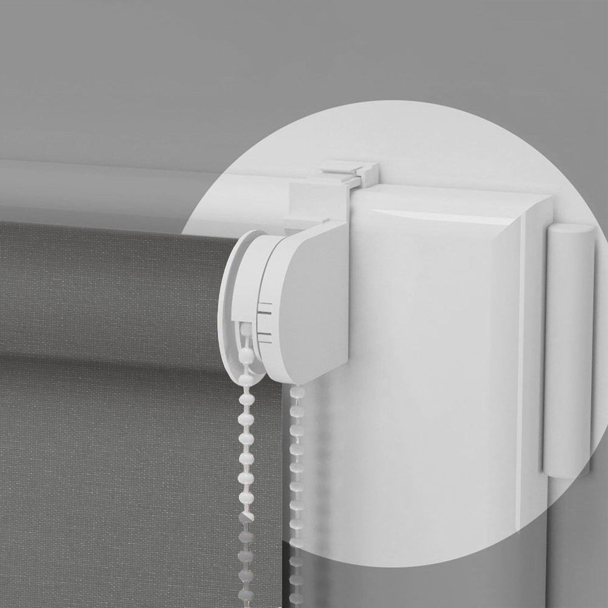 Ролета тканинна Decolux 197,5х250 см В.О. Classic 9119 Темно-сірий Стандарт 25 - фото 3