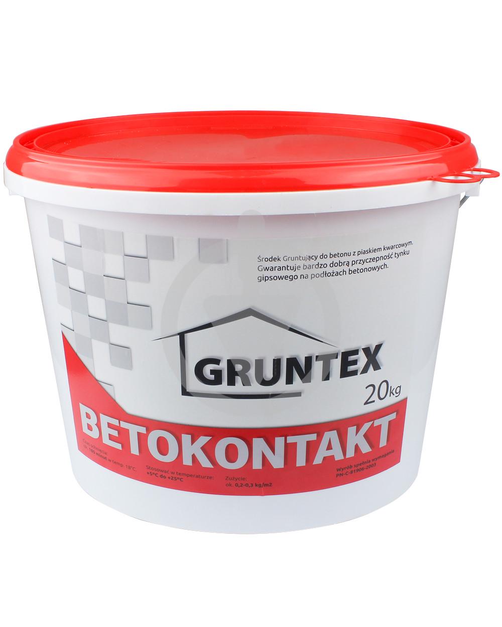 Грунтовка Gruntex Betokontakt 20 кг (13474271)