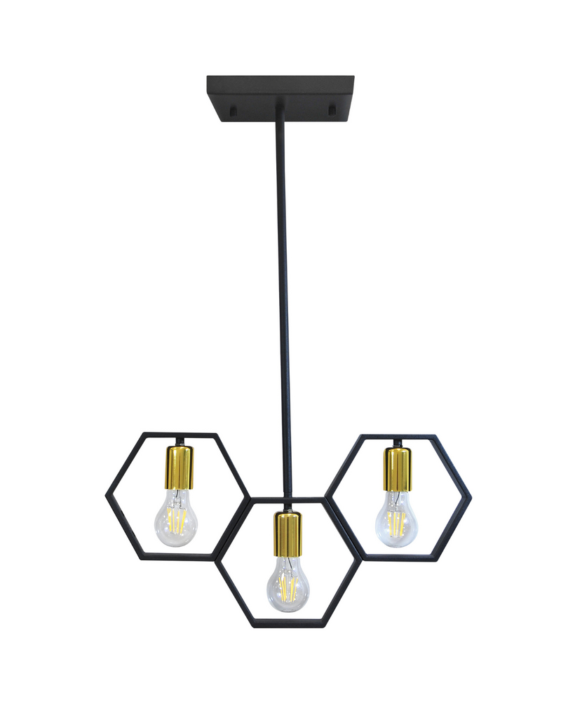 Люстра Polux 312549 Honey E27 3x10W IP20 (12134946)