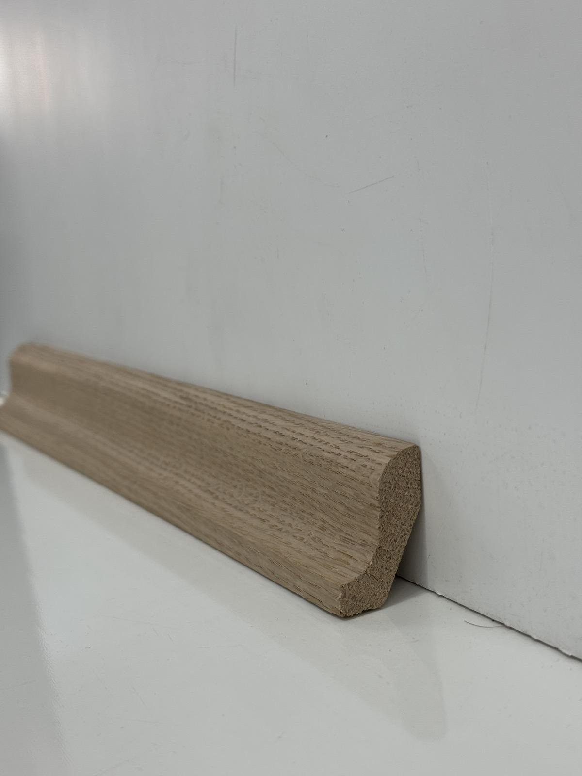 Плинтус деревянный из дуба Софт лайн под покраску 37х25 мм (29954346) - фото 3 Плинтус деревянный из дуба Софт лайн под покраску 37х25 мм (29954346) - фото 3