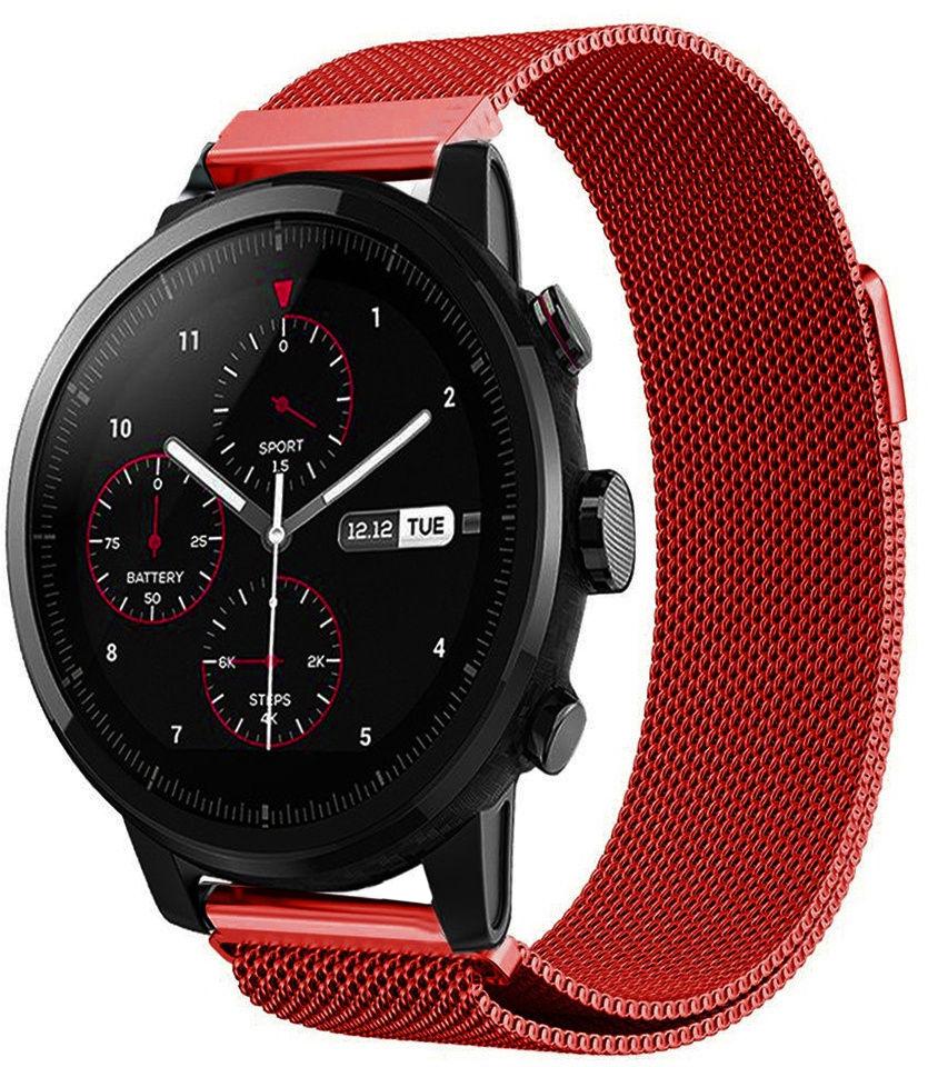 Ремешок Миланская петля Milano Amazfit Stratos Red (19357) Ремешок Миланская петля Milano Amazfit Stratos Red (19357)