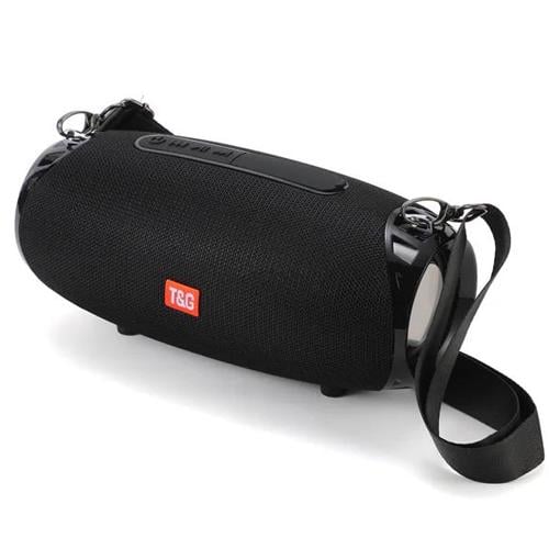 Портативная колонка T&G 534 SD IPX5 с ремешком Black