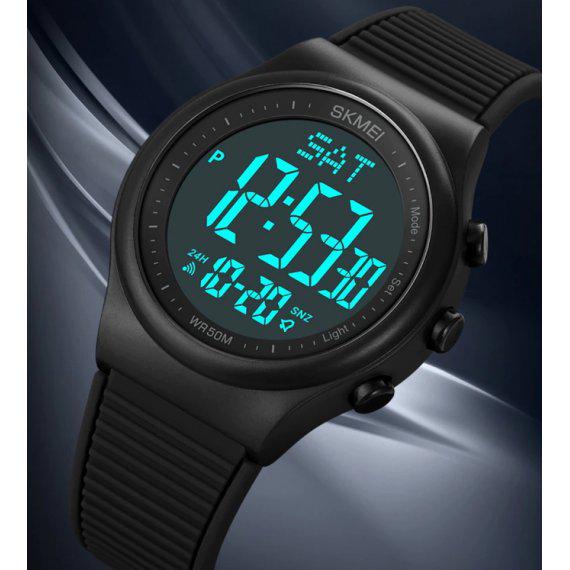 Годинник наручний водостійкий чоловічий Skmei Aston Sport Чорний (105-96-1139) - фото 4 Годинник наручний водостійкий чоловічий Skmei Aston Sport Чорний (105-96-1139) - фото 4