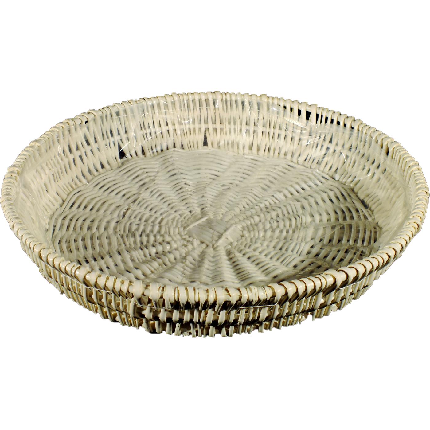 Корзина Seta Decor 13-396L плетеная плоская L