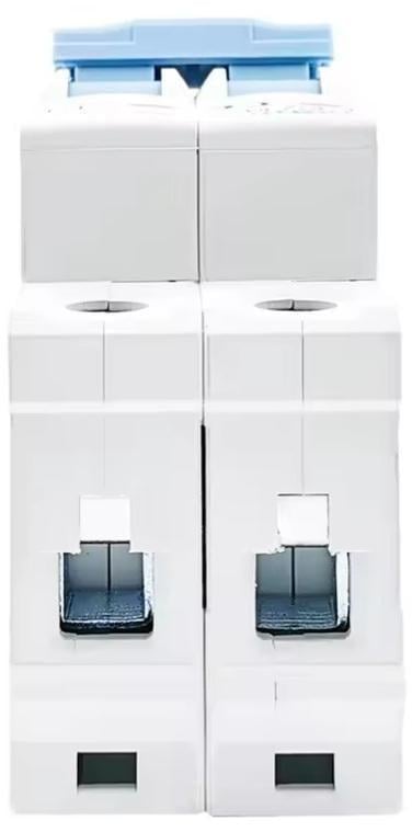 Вимикач постійного струму TOMZN автоматичний DC MCB TOB7Z-63 2P Icu 6kA на DIN рейку 16А двополюсний до 1000V (99452953) - фото 2 Вимикач постійного струму TOMZN автоматичний DC MCB TOB7Z-63 2P Icu 6kA на DIN рейку 16А двополюсний до 1000V (99452953) - фото 2