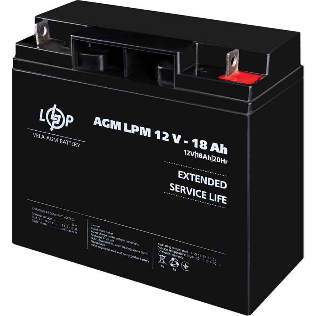 Аккумулятор для ИБП LogicPower LPM 12V/18 Ah (4133) - фото 4