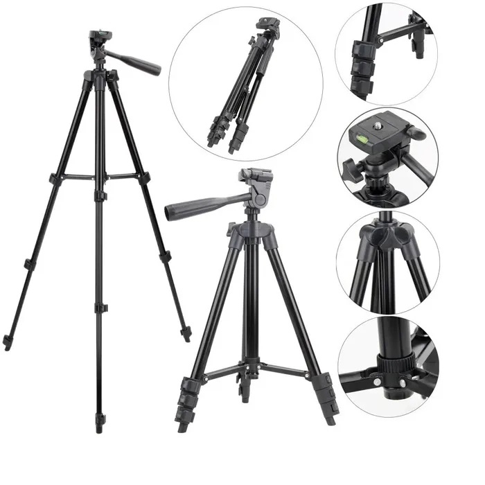 Штатив Tripod 3120 PRO для телефона и фотоаппарата/портативный трипод Black (tf4592) - фото 8