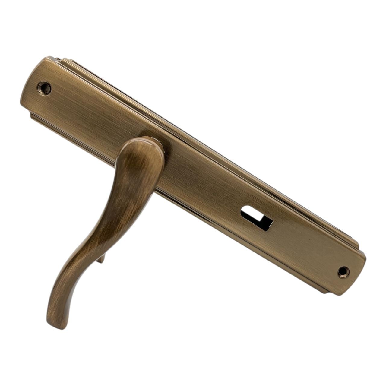 Ручки алюминиевые на планке под ключ Ozcanlar Kanarya Buyuk Ayna Mat 72 мм