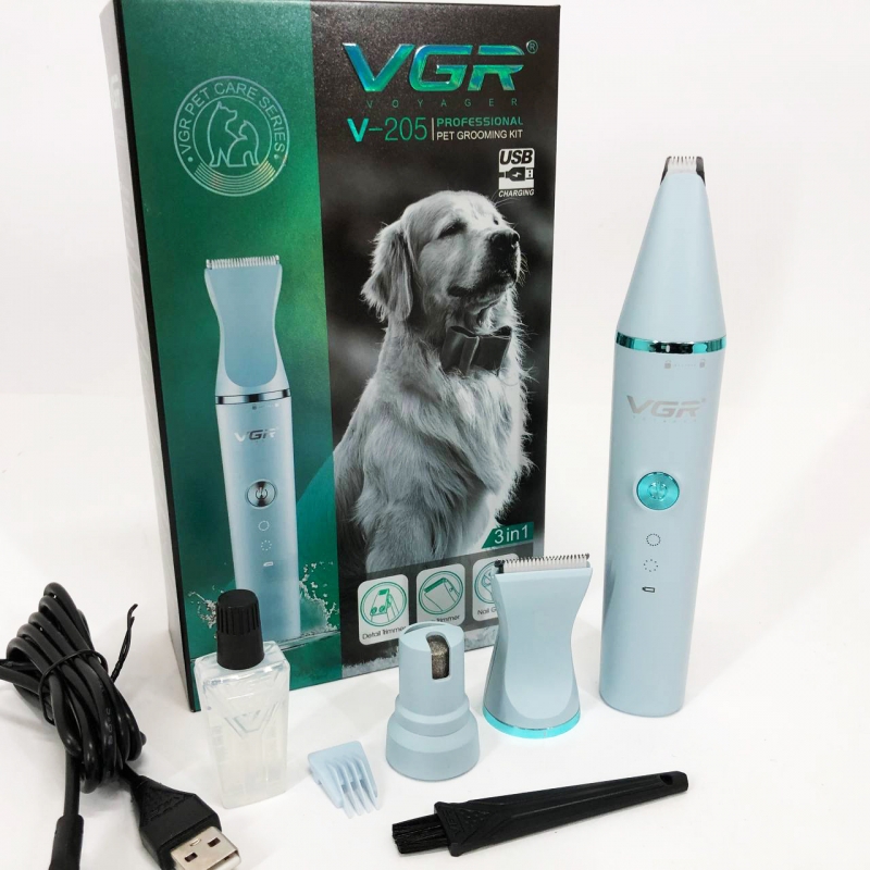 Машинка для стрижки тварин VGR V-205 3в1 акумуляторна (tf7464) - фото 20 Машинка для стрижки тварин VGR V-205 3в1 акумуляторна (tf7464) - фото 20