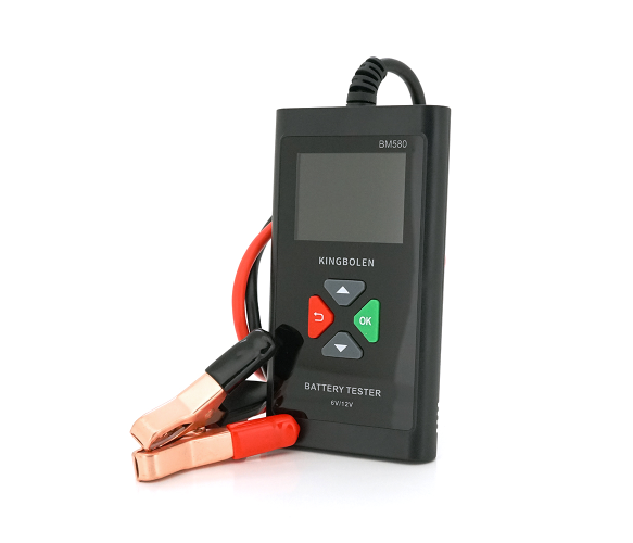 Тестер для акумуляторних батарей VOLTRONIC BM-580 6V/12V 2.4" TFT крокодили Black (BM-580)