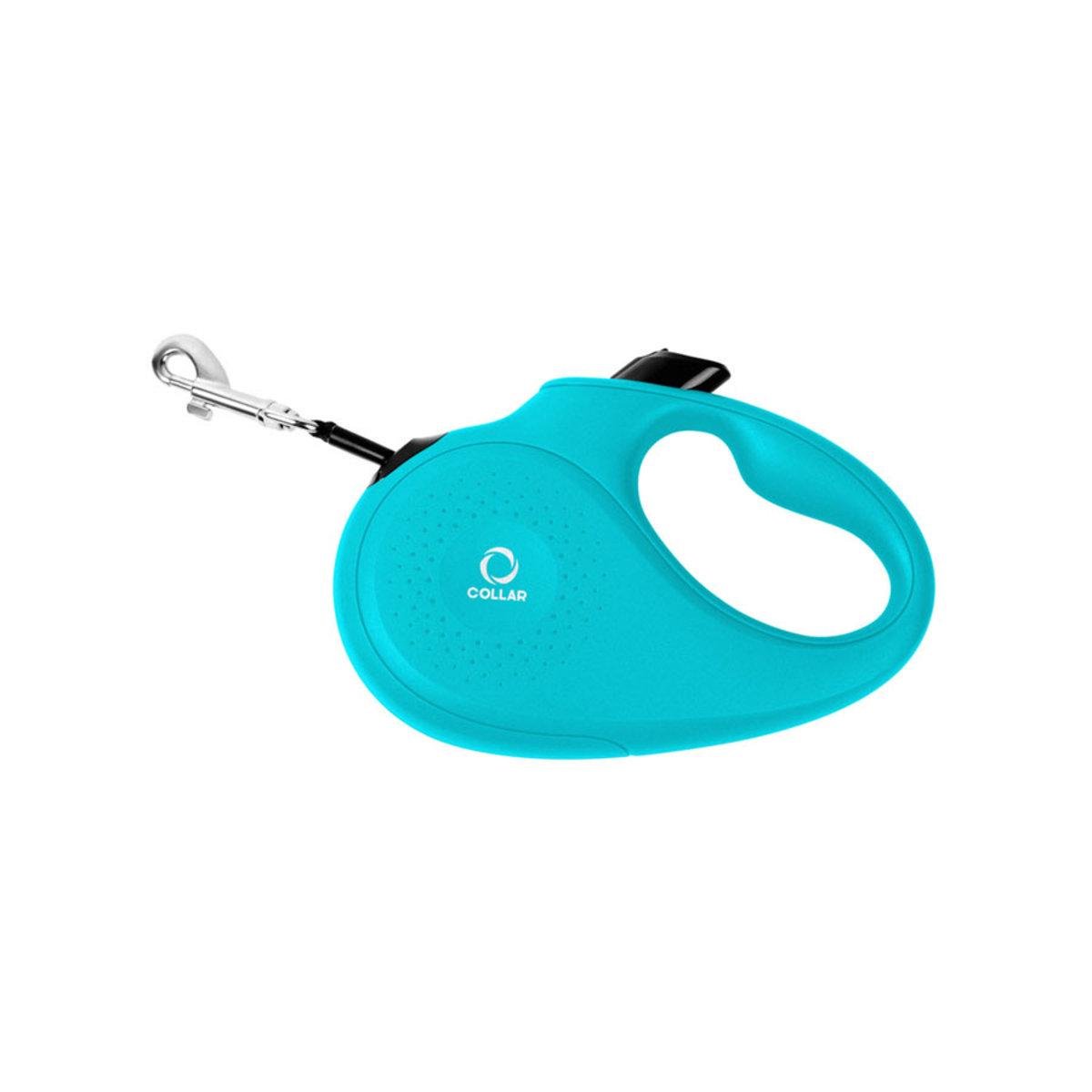 Поводок-рулетка CoLLaR для собак со светоотражающей лентой M 25 кг 5 м Голубой (81252 Col)