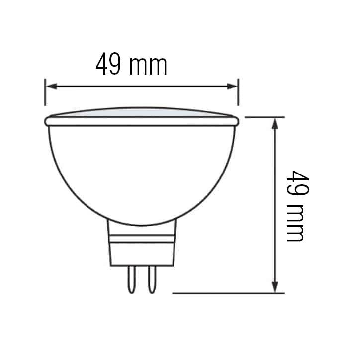 Лампа світлодіодна HOROZ ELECTRIC Fonix-6 6W GU5.3 6400K - фото 4