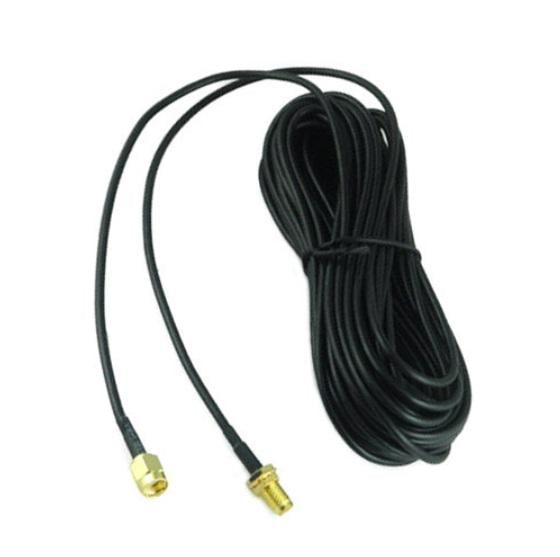 Коаксиальный кабель удлинитель Wi-Fi RP to SMA антенна 20 м Black (313135) Коаксиальный кабель удлинитель Wi-Fi RP to SMA антенна 20 м Black (313135)