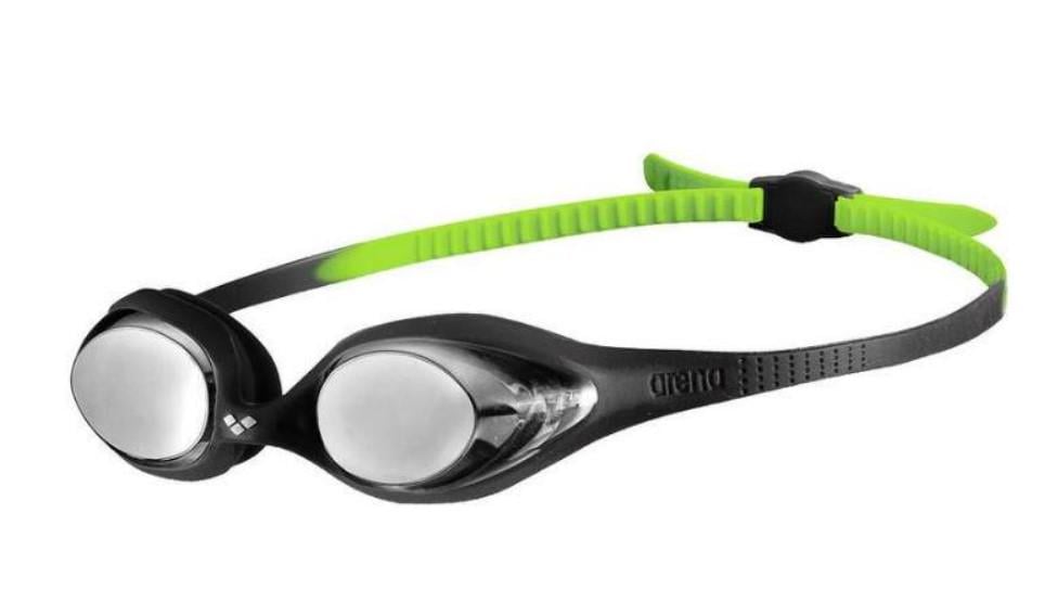 Окуляры для плавания детские Arena SPIDER JR MIRROR 1E362 Черный/Зеленый (6936116101990)