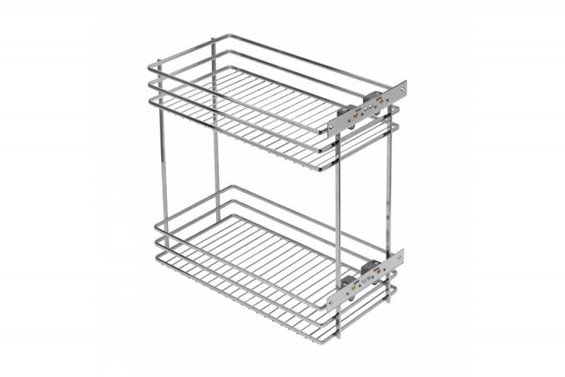 Карго GTV MOVIX 250 мм 2-рівневий овальний прут з доведенням праве Хром Карго GTV MOVIX 250 мм 2-рівневий овальний прут з доведенням праве Хром