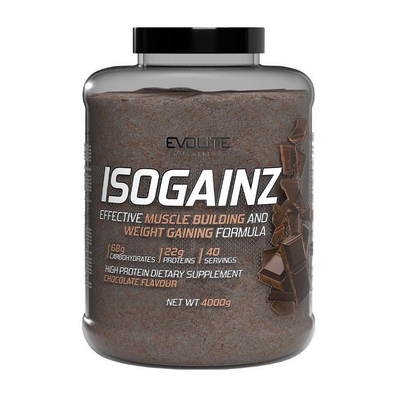 Гейнер Evolite Nutrition Iso Gainz 4 кг Шоколад