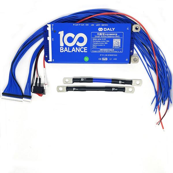 Плата Smart BMS DALY 8-24S 100A with CAN +1А active balancе+BT - фото 2