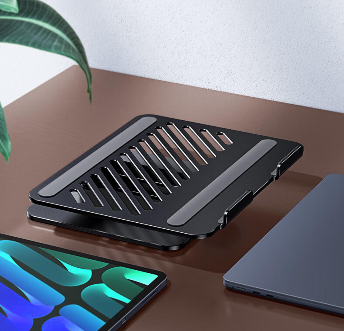 Підставка для ноутбуку UGREEN металева складана алюмінієва Чорний (90841) - фото 6