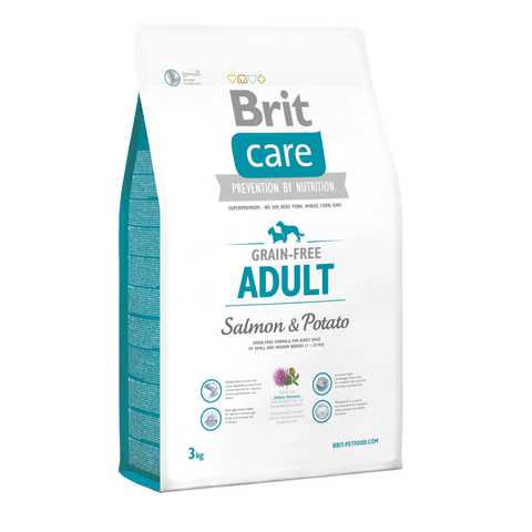 Корм для собак сухой Brit Care GF Salmon and Potato для взрослых собак малых и средних пород 3 кг