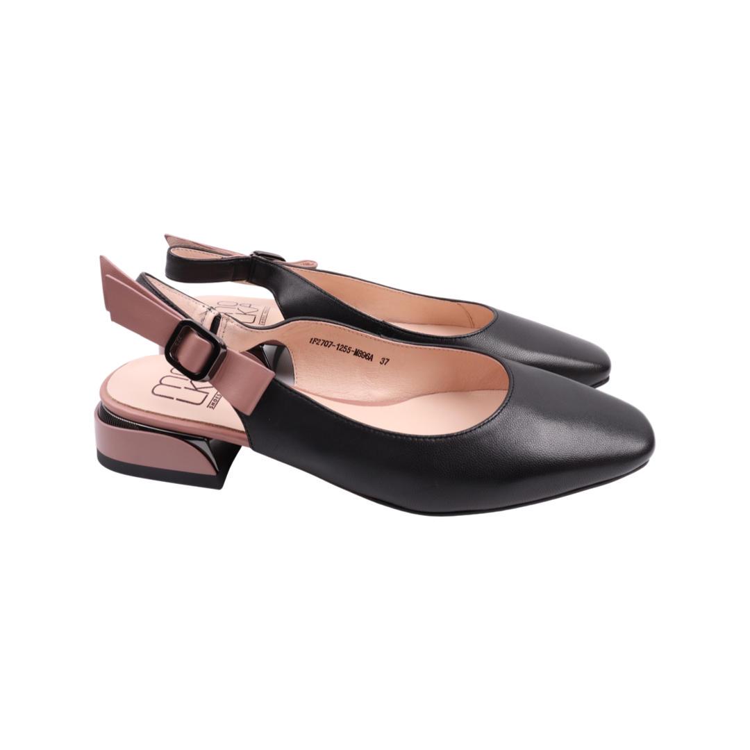 Туфли женские Molka из кожи р. 37 Черный (216-22LTC)