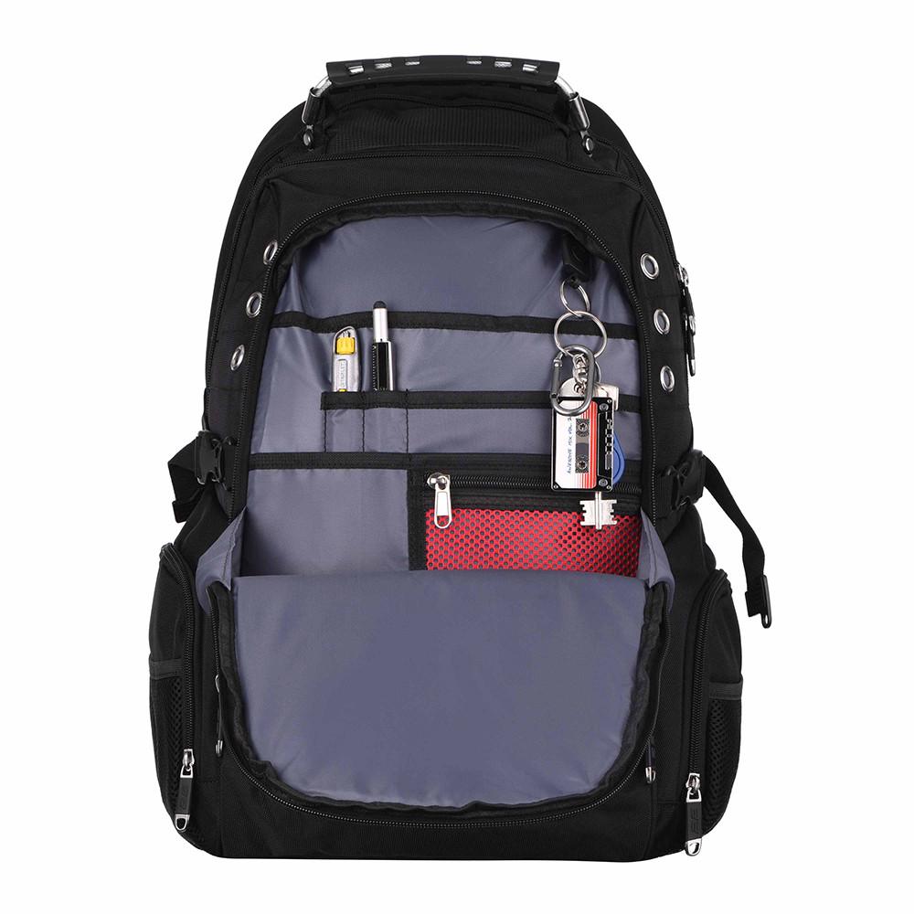 Рюкзак міський 2E Smartpack 16" із вбудованим USB-кабелем Black (iz15638) - фото 8