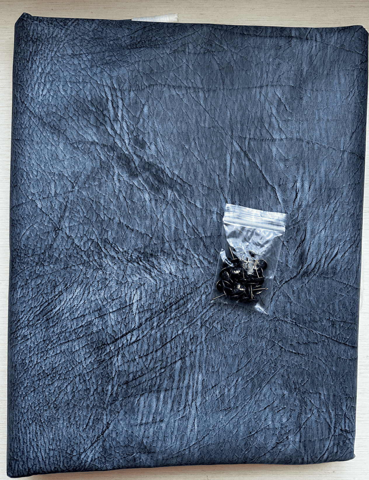 Комплект дверной обивки гладкая Элеганс 200х100 см Серый