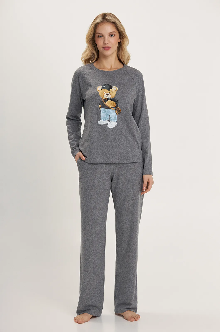 Пижама женская Ellen LAUNGE LUXE 1180/02/01 S Серый (31327274)