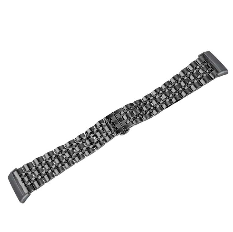 Металлический ремешок Primolux Steel Link для часов Fitbit Versa 3/Fitbit Sense Black
