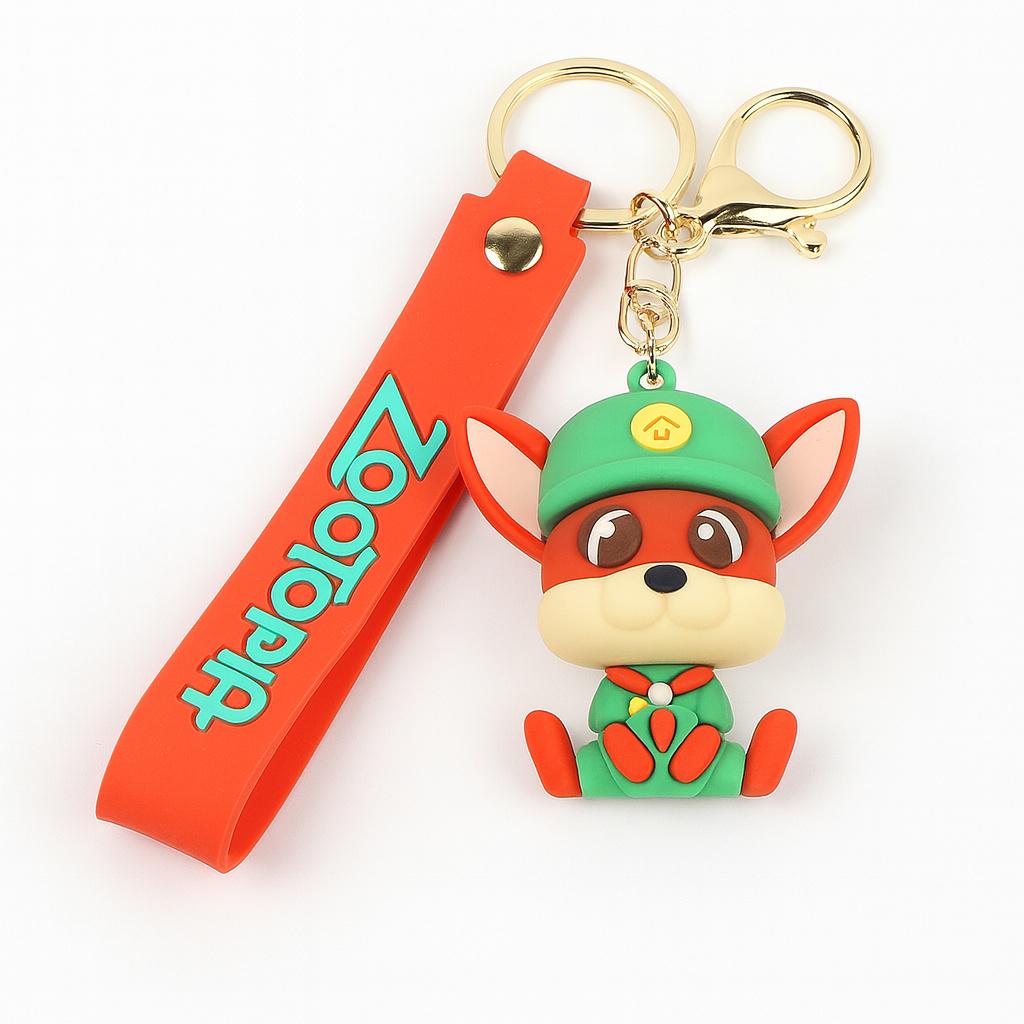 Брелок Nick Wilde Zootopia Нік Крутихвіст Зоотрополіс Дісней Помаранчевий (0569)