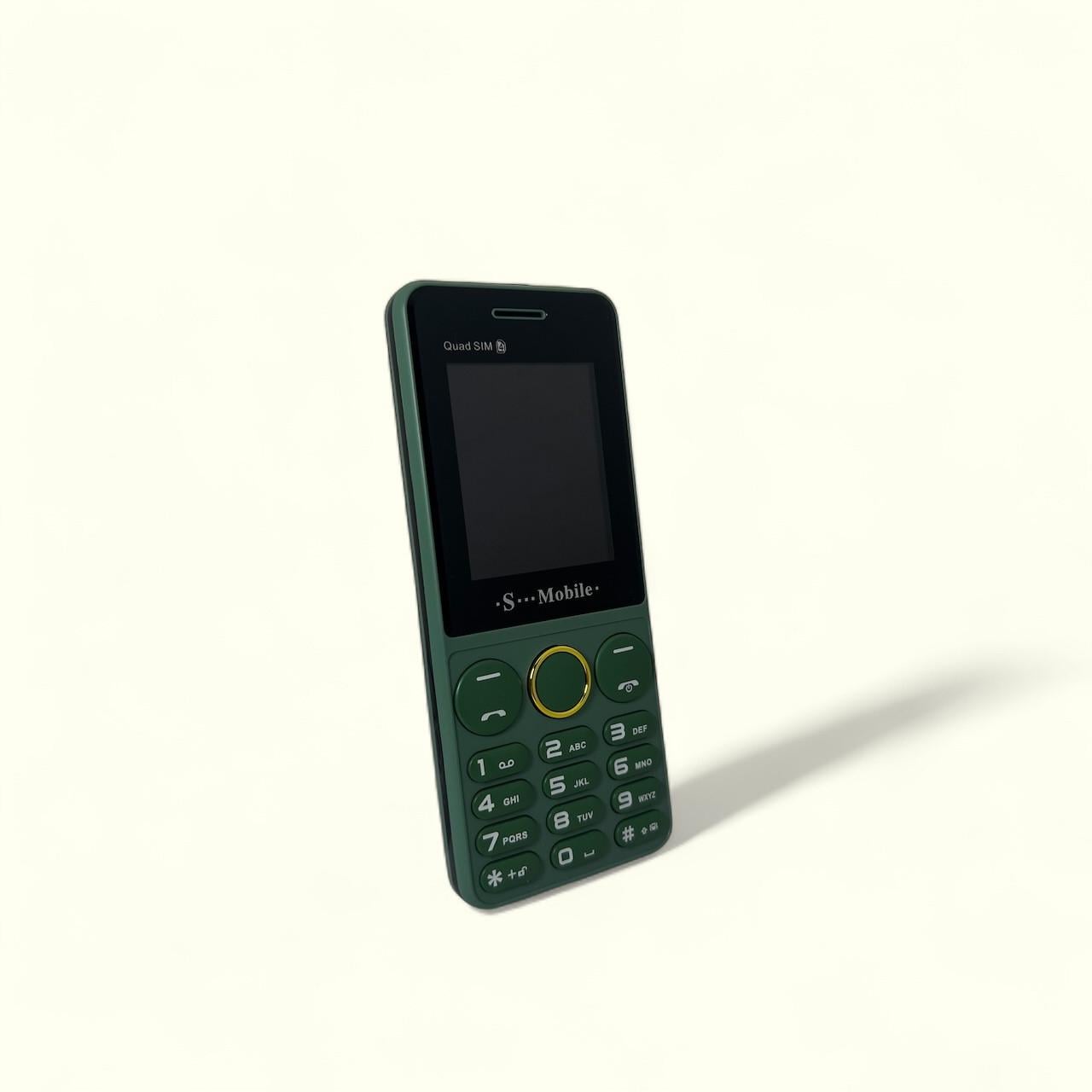 Кнопочный телефон мобильный на 4 SIM карты Servo S73 Green Кнопочный телефон мобильный на 4 SIM карты Servo S73 Green