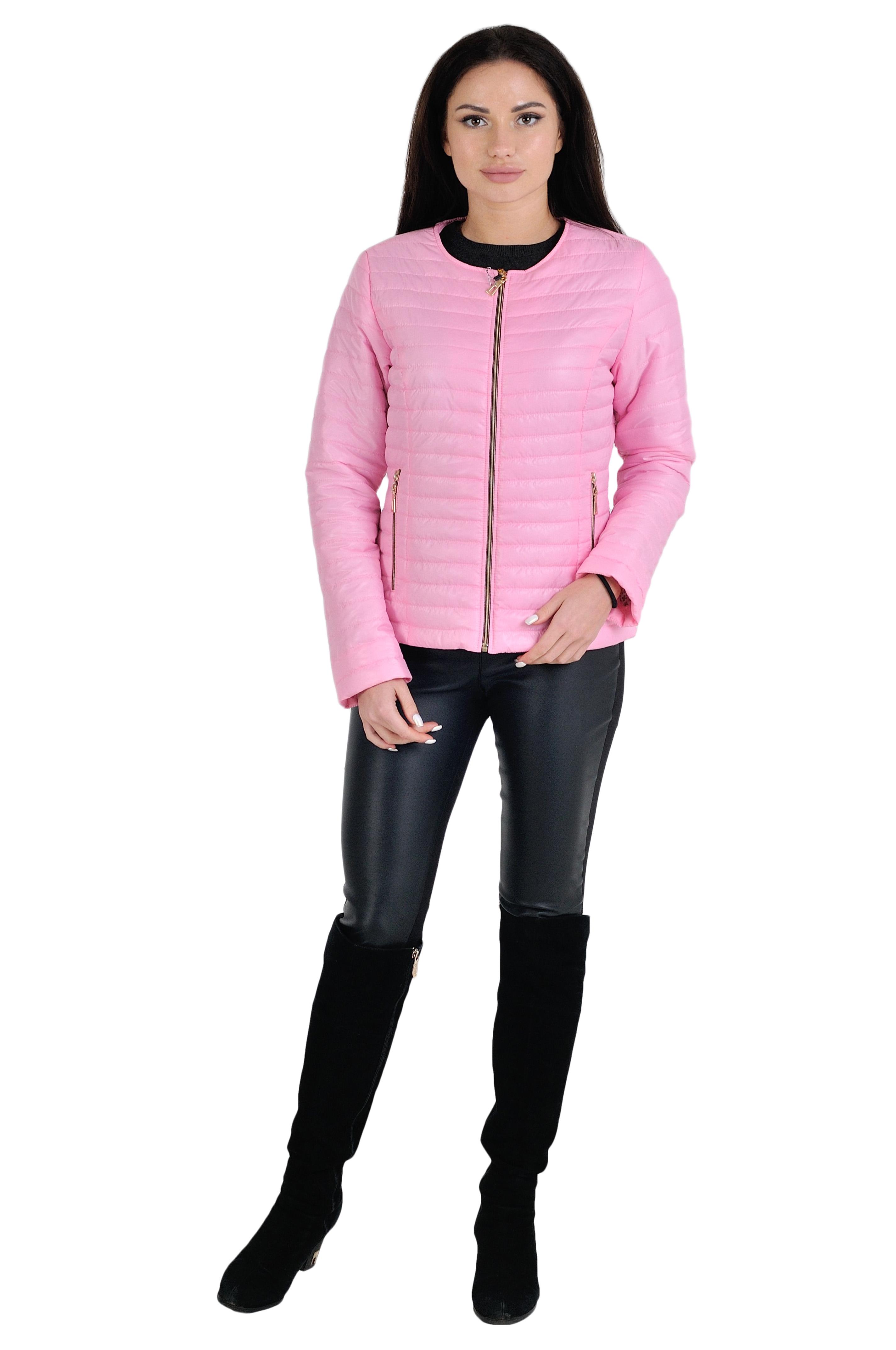 Куртка жіноча Sanny Fashions р. 46 Пудровий (№3502-мк) Куртка жіноча Sanny Fashions р. 46 Пудровий (№3502-мк)