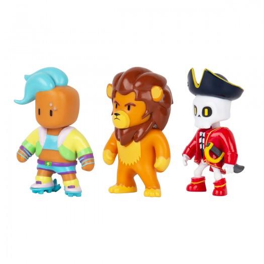 Набор фигурок коллекционных Stumble Guys Велоцит/Леонидас/Капитан Нохарт (SG2020-2-ks)