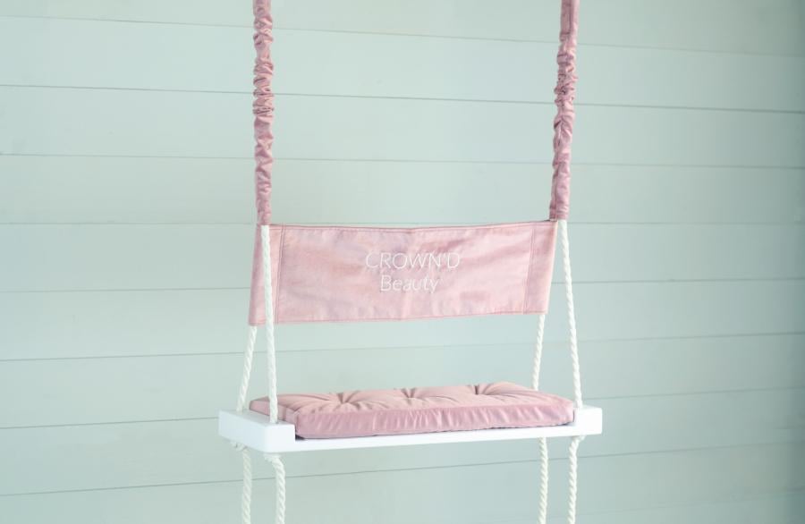 Качели взрослые внутренние Christyle подушкой 70х25 см Белый (15839)