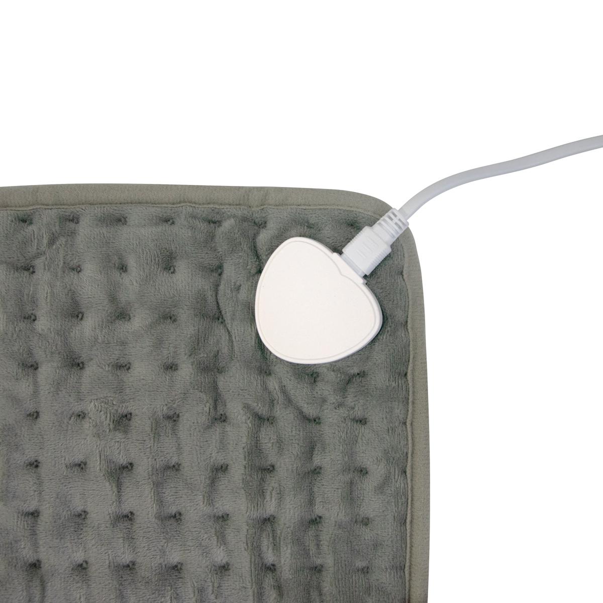 Грелка электрическая Heating Pad A-3060 75 Вт 57х29 см Серый (1010265-Gray) - фото 4