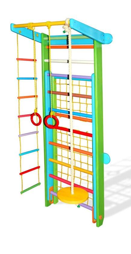 Спортивный уголок-трансформер для детей 225 см Разноцветный (768л) - фото 2