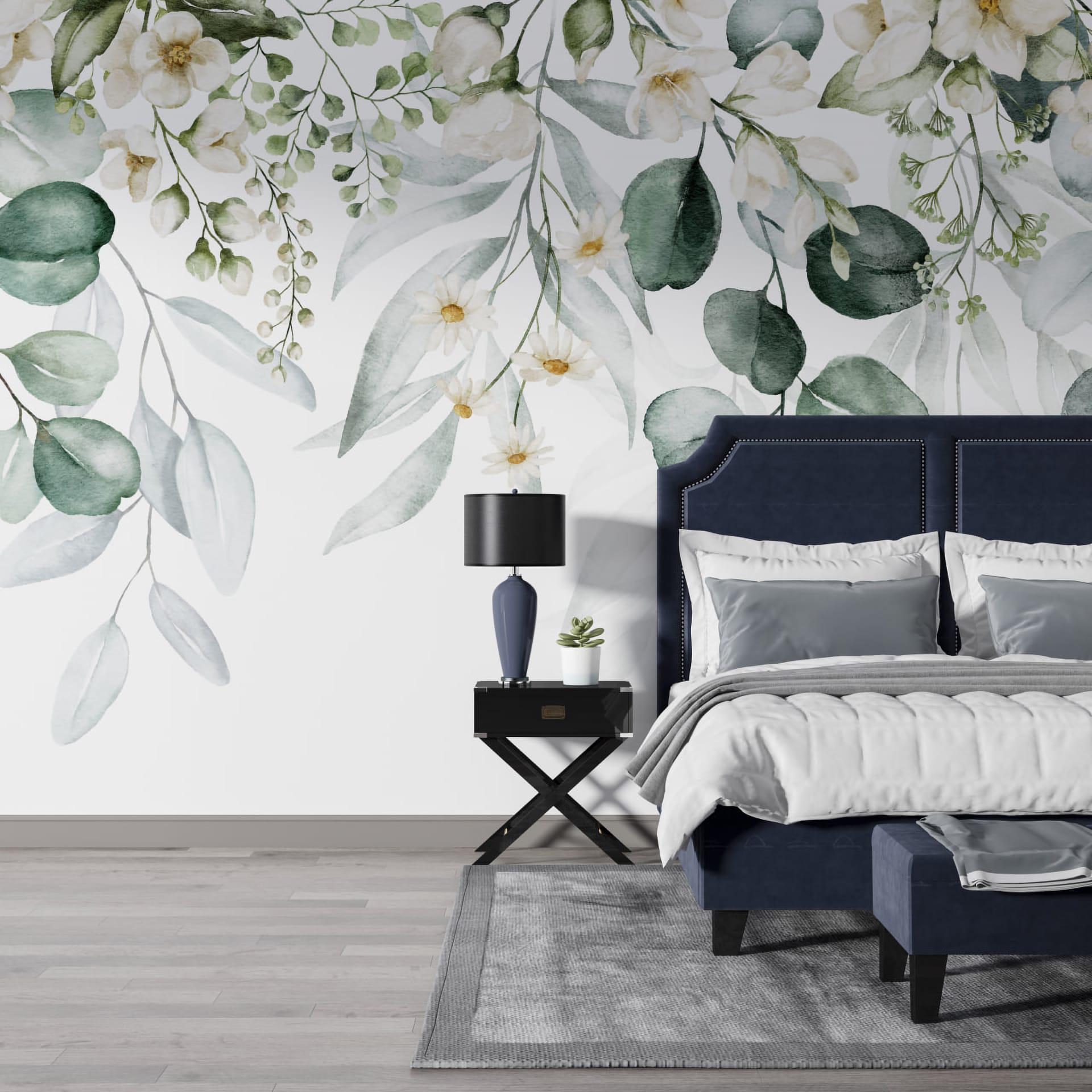 Фотообои флизелиновые Styleo Print-walls Цветочная акварель 0132 300х250 см (Pw-0132/2)