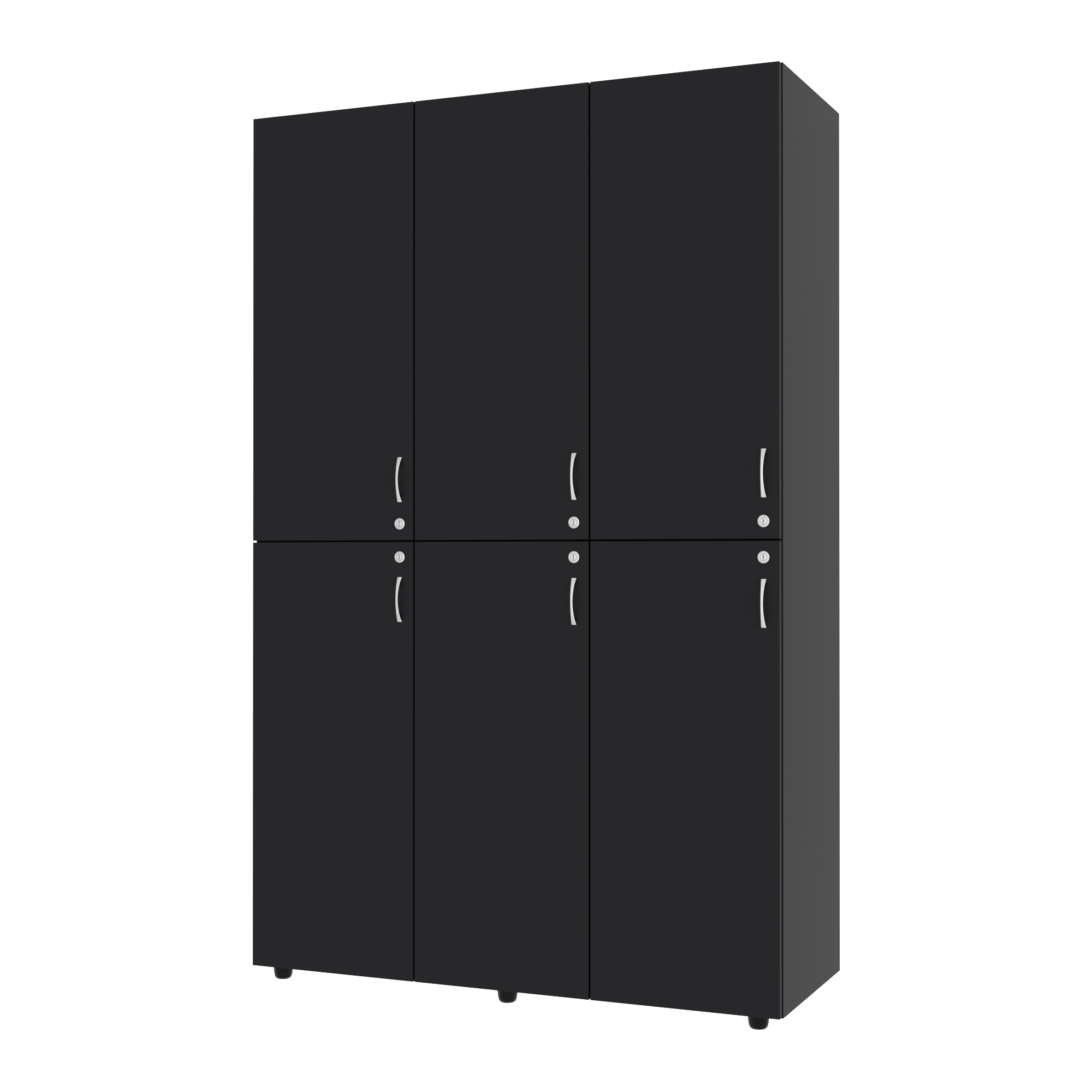 Шкаф для раздевалок ШС-1 1200х468х1900 мм Антрацитовый (18245849) - фото 1