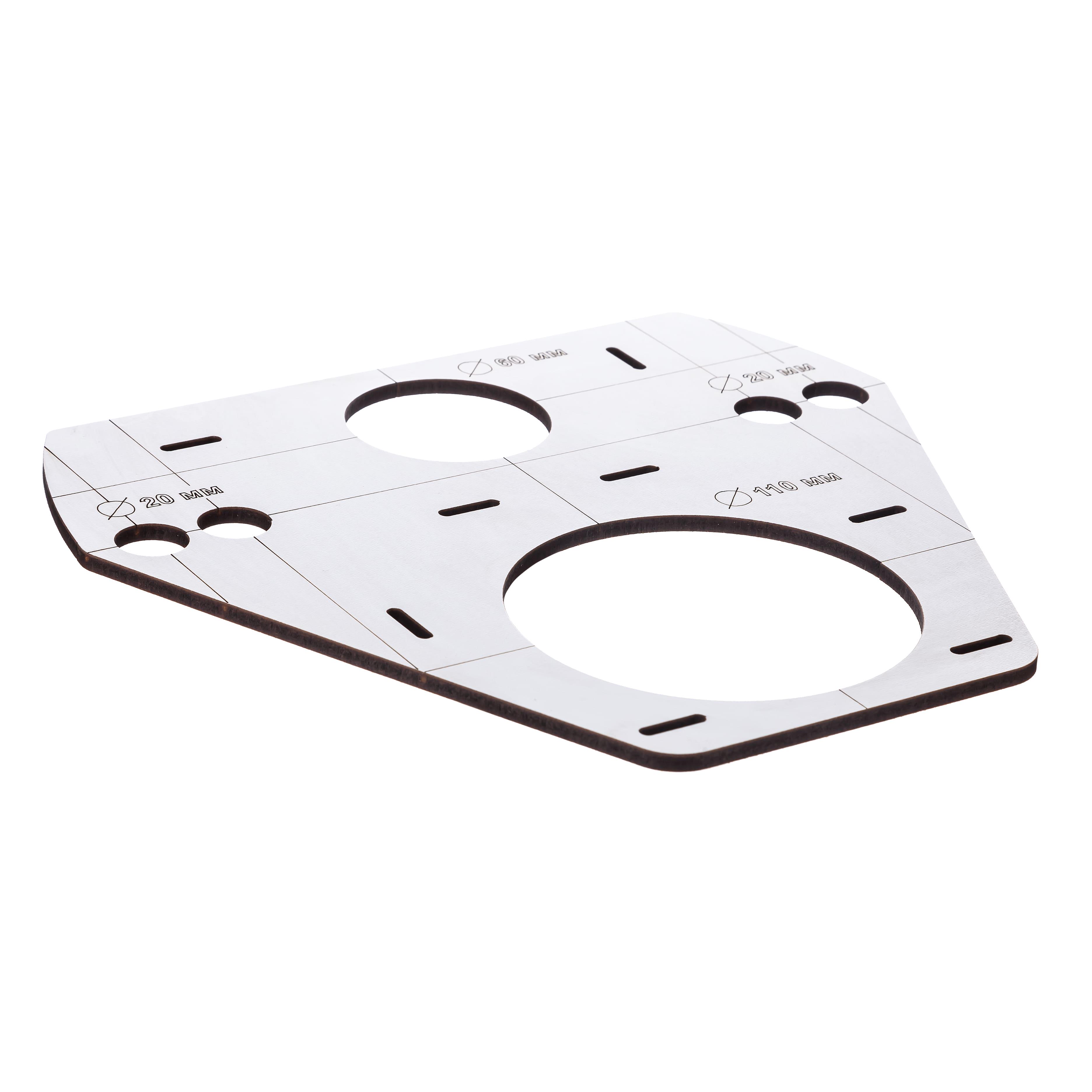 Шаблон-трафарет Polax для свердління отворів під інсталяцію дерево (1000-235) - фото 4