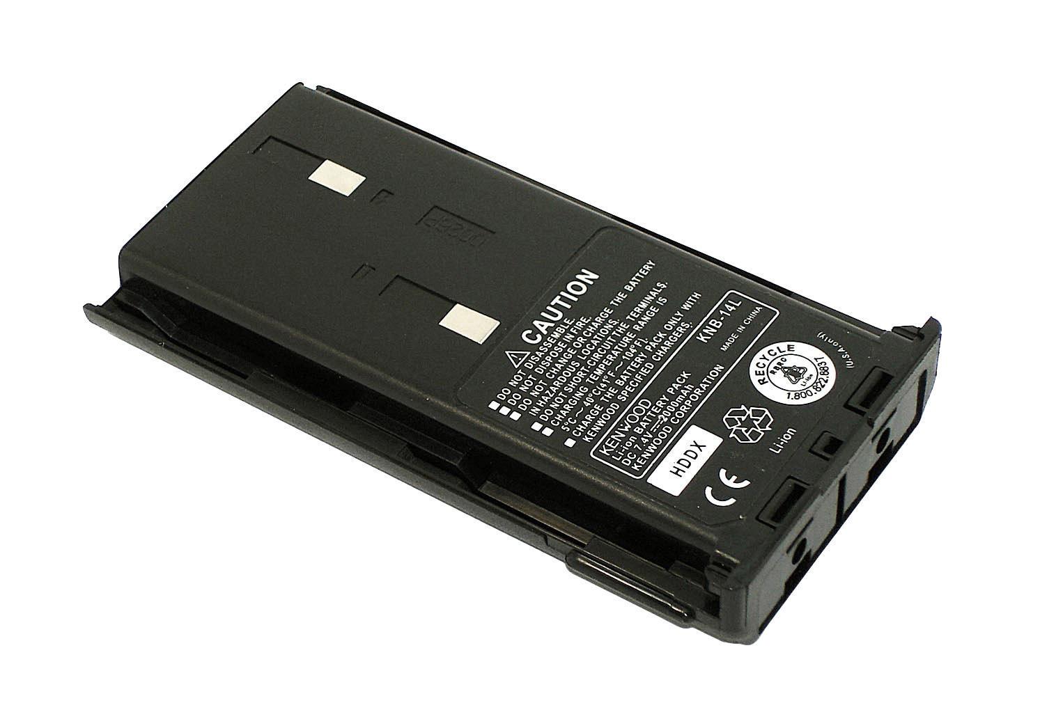 Акумулятор для радіостанції Kenwood KNB-14 TK-260 Li-ion 2000 mAh 7,4V - фото 1