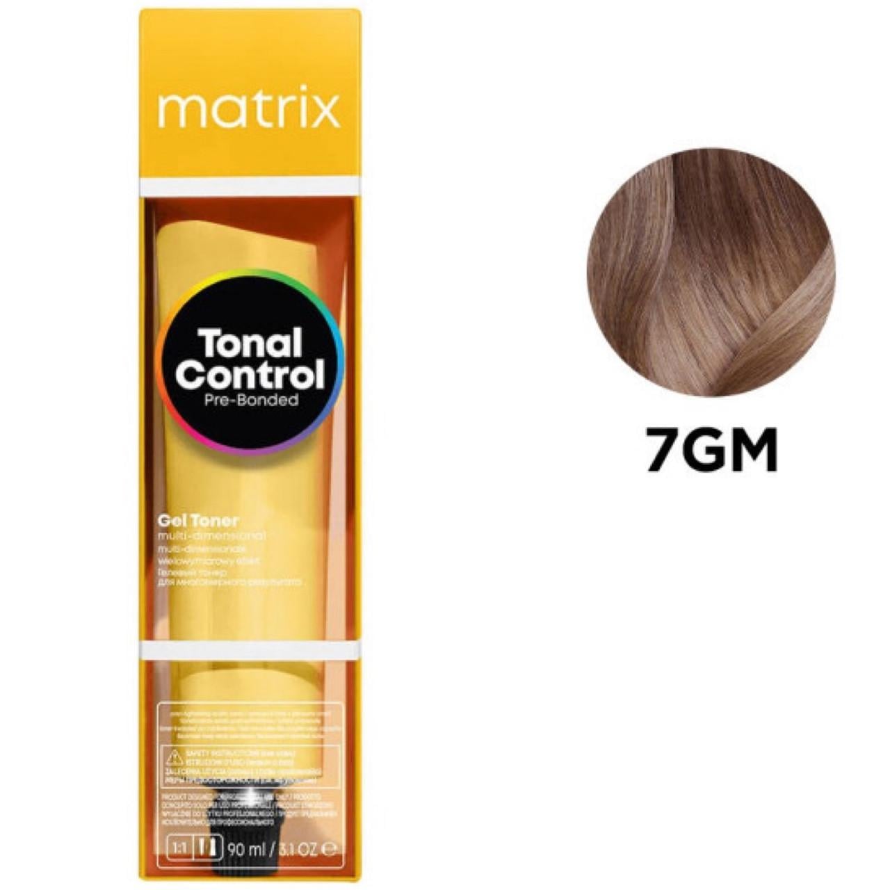 Тонер-краска гелевый на кислотной основе Matrix Tonal Control Pre-Bonded Acidic Gel Toner 7GM Темный блондин золотистый мокка 90 мл Тонер-краска гелевый на кислотной основе Matrix Tonal Control Pre-Bonded Acidic Gel Toner 7GM Темный блондин золотистый мокка 90 мл